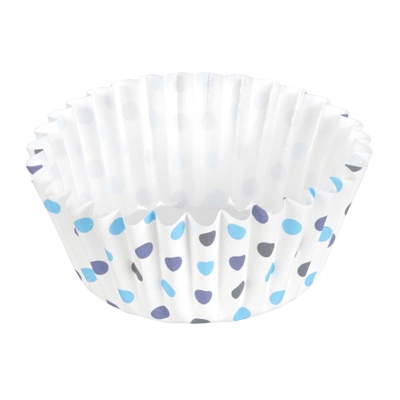 Multi Blue Polka Dot Grease Resistant Baking Cups by Celebrate It&#xAE;  